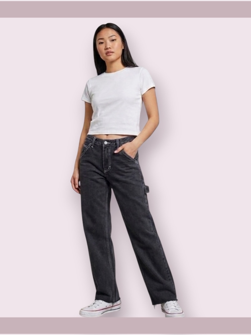 John Galt Shanghai Black Crispina Carpenter Jeans